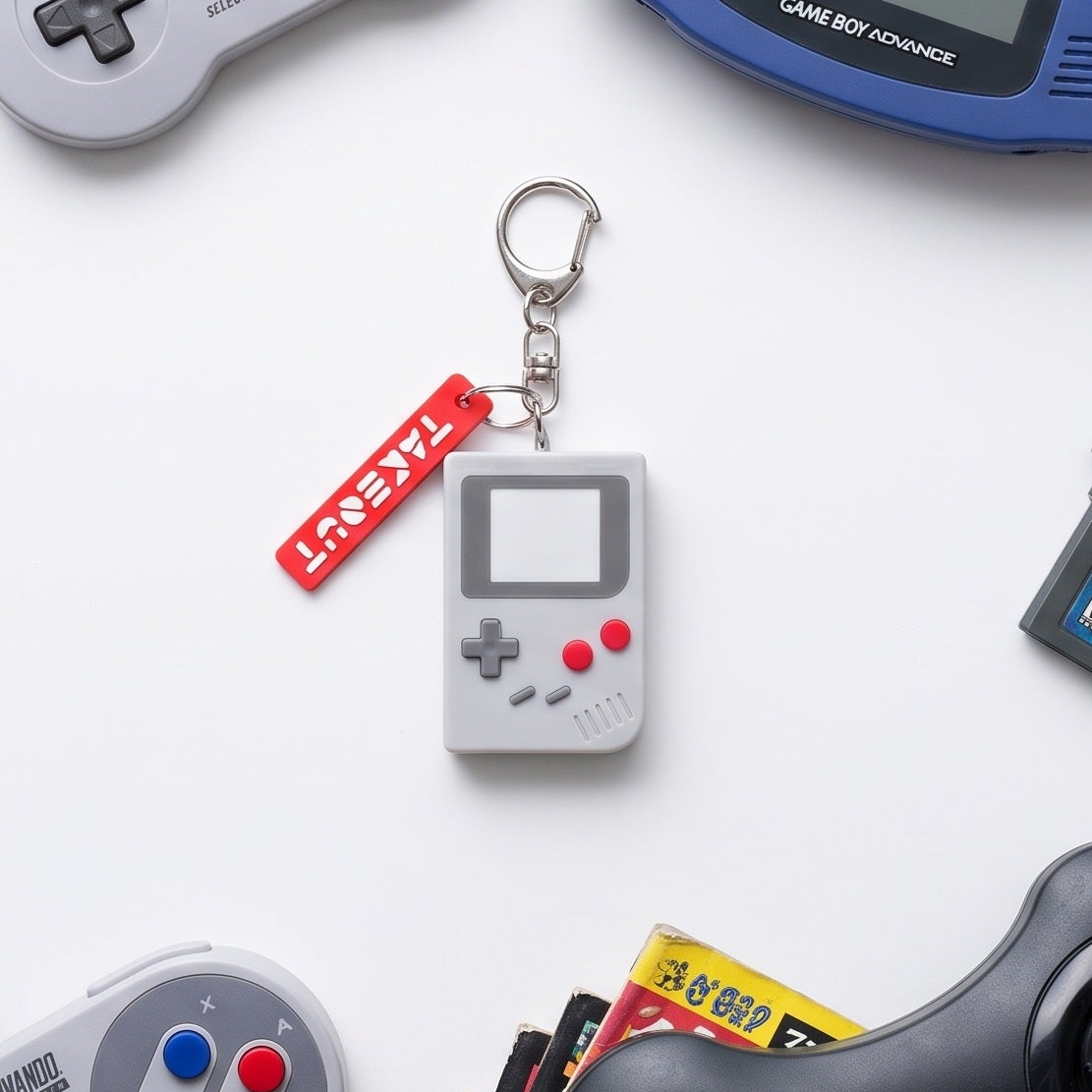 PixelPlay NFC Keyring <br> 4-in-1 Retro Arcade
