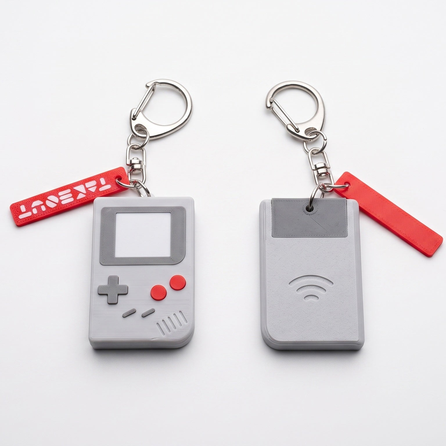 PixelPlay NFC Keyring <br> 4-in-1 Retro Arcade