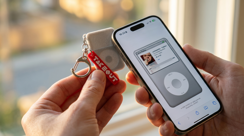 RetroPlay NFC Keychain