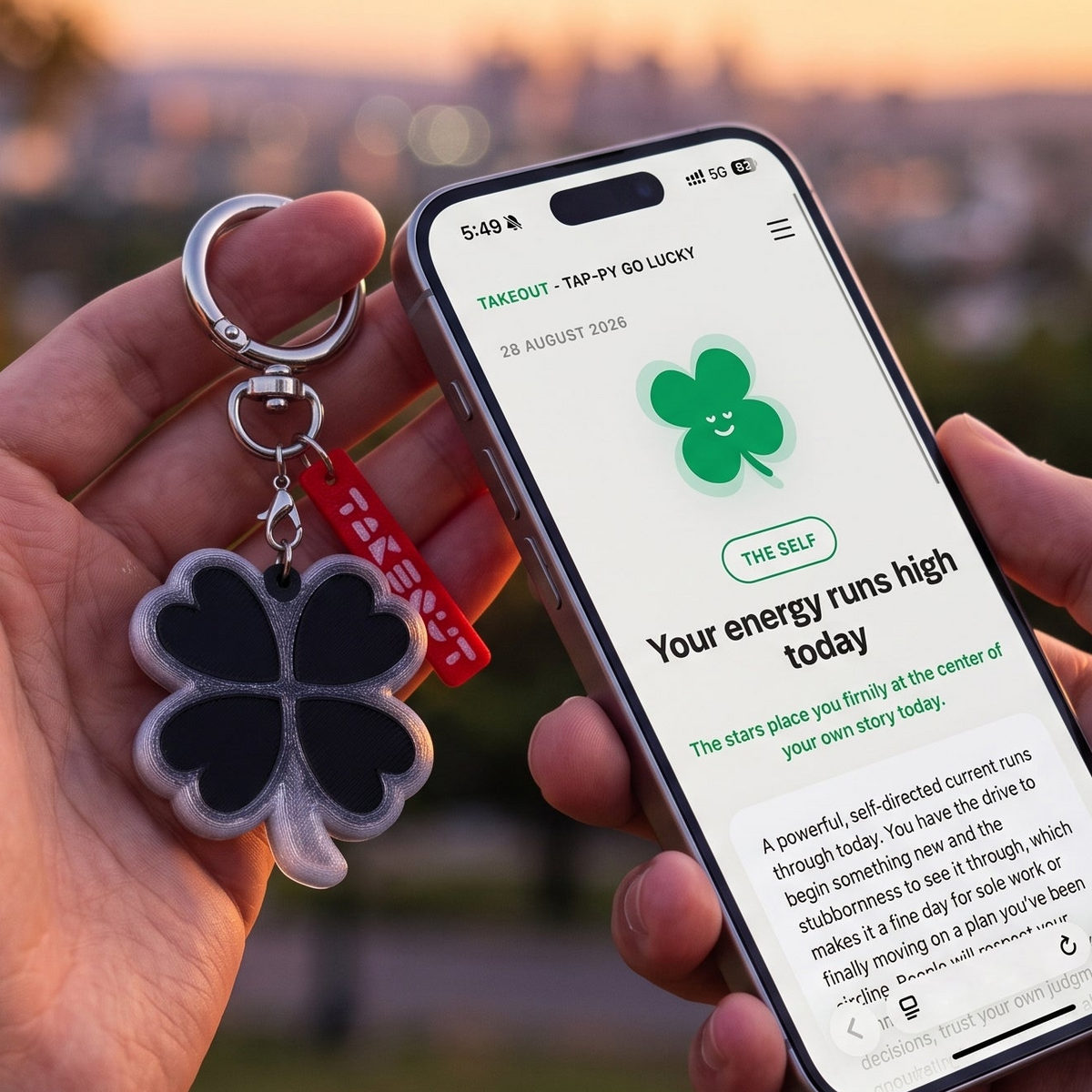 Tap·py Go Lucky NFC<br> Daily Fortune Teller🍀